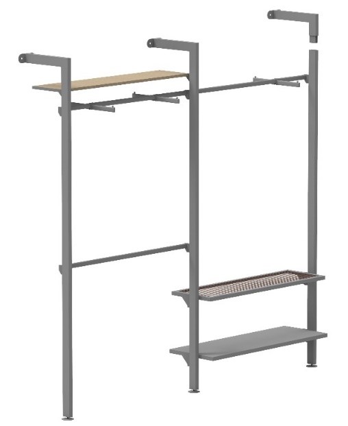 Half/Half Rear Hanging